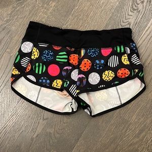 Limited edition lululemon running shorts